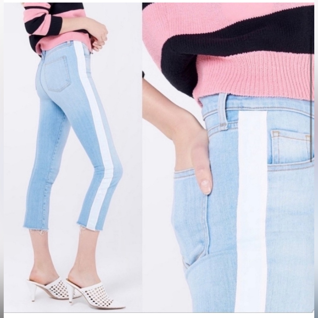 Veronica Beard Carly Hem Flare Kick Jeans